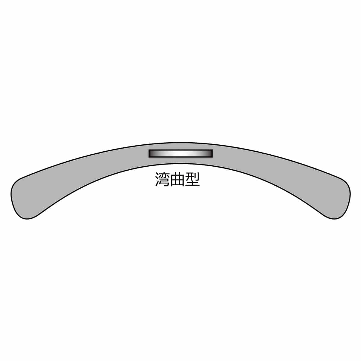 木製ハンガー(ブナ材)湾曲型 ナチュラル〔ストエキオリジナル
