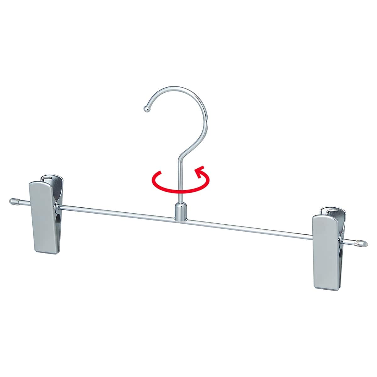 スチール製ボトムハンガー クローム幅30cm〔ストエキオリジナル〕 幅30cm
