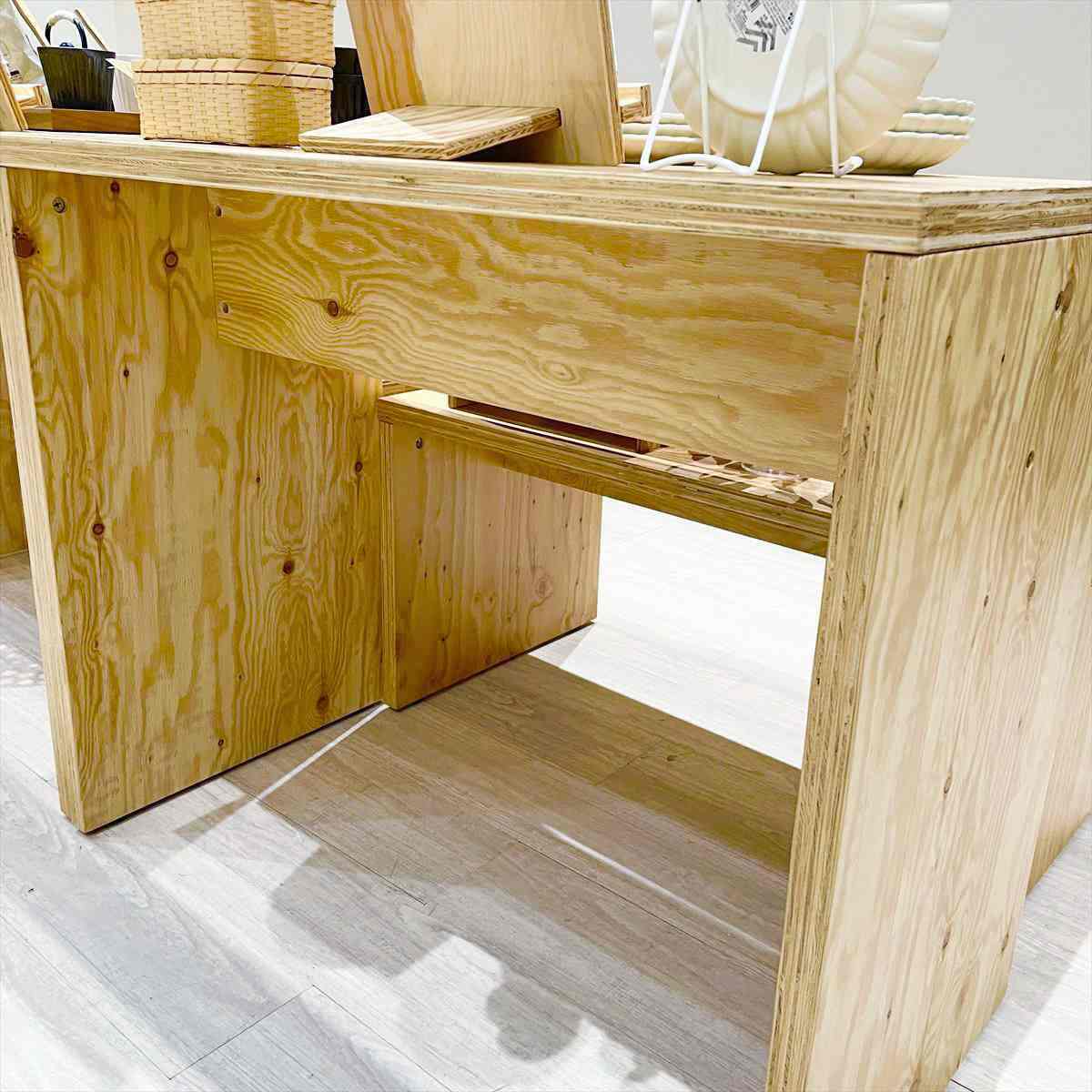 木製 店舗什器 テーブル デスク グレーブラウン(GMGS149○天童 木製 店舗什器 テーブル デスク グレーブラウン(GMGS149○天童