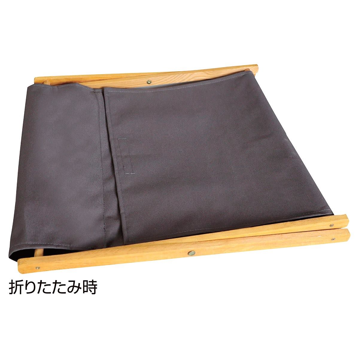 フタ付き収納バスケットブラウン