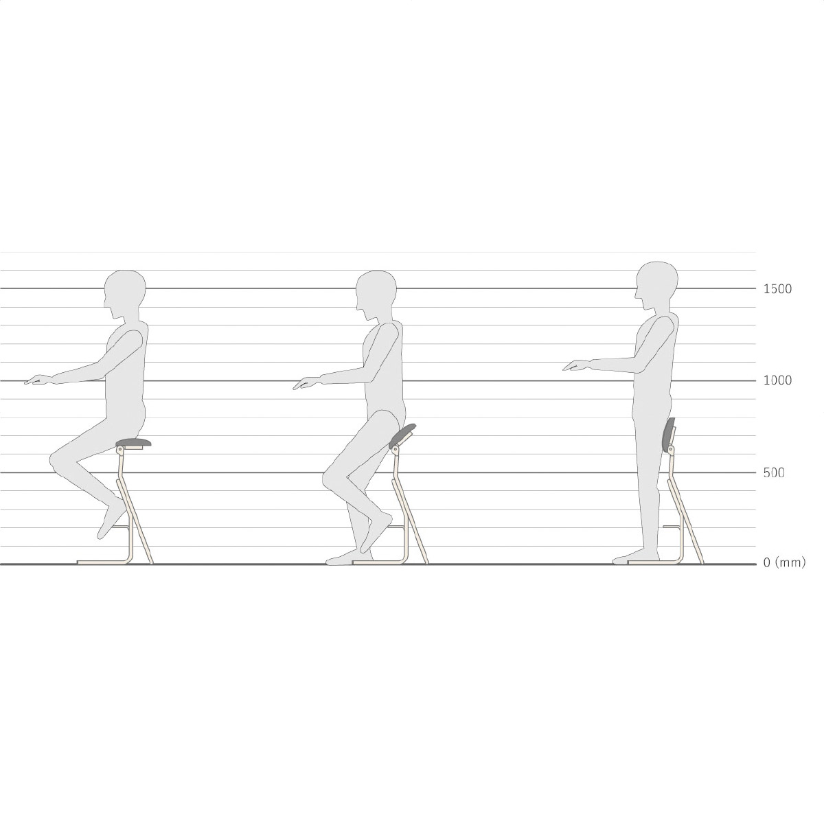 テンポラリーチェアZ ブラック