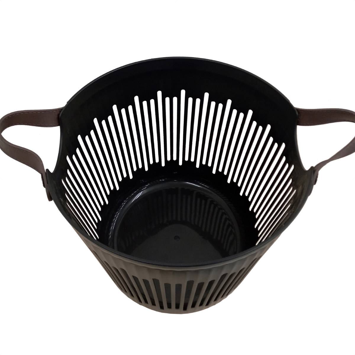 ニド・ランドリーバスケット  ブラック S