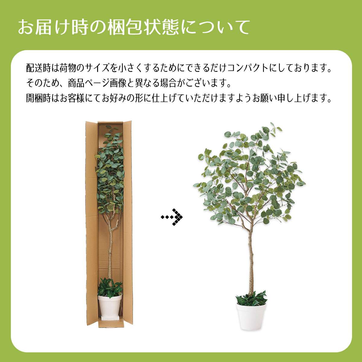 ユーカリ(人工樹木)〔ストエキオリジナル〕