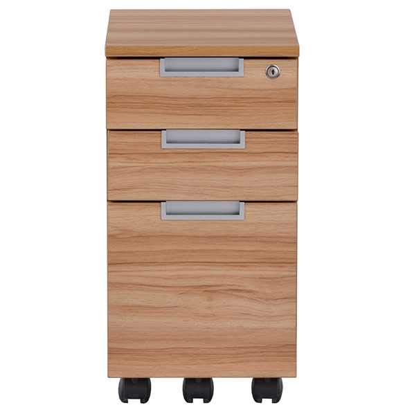 アールエフヤマカワ スチール脚デスク スリムワゴン ホワイト