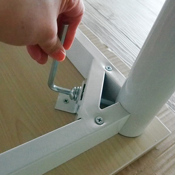 アールエフヤマカワ キャスターテーブル ホワイト脚 オーバル