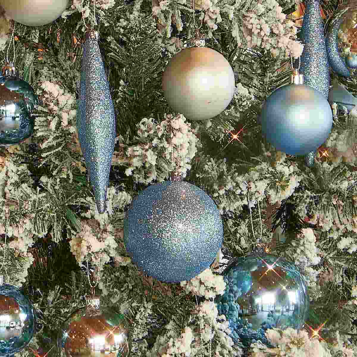 オーナメントセット ブルー 高さ150cm用