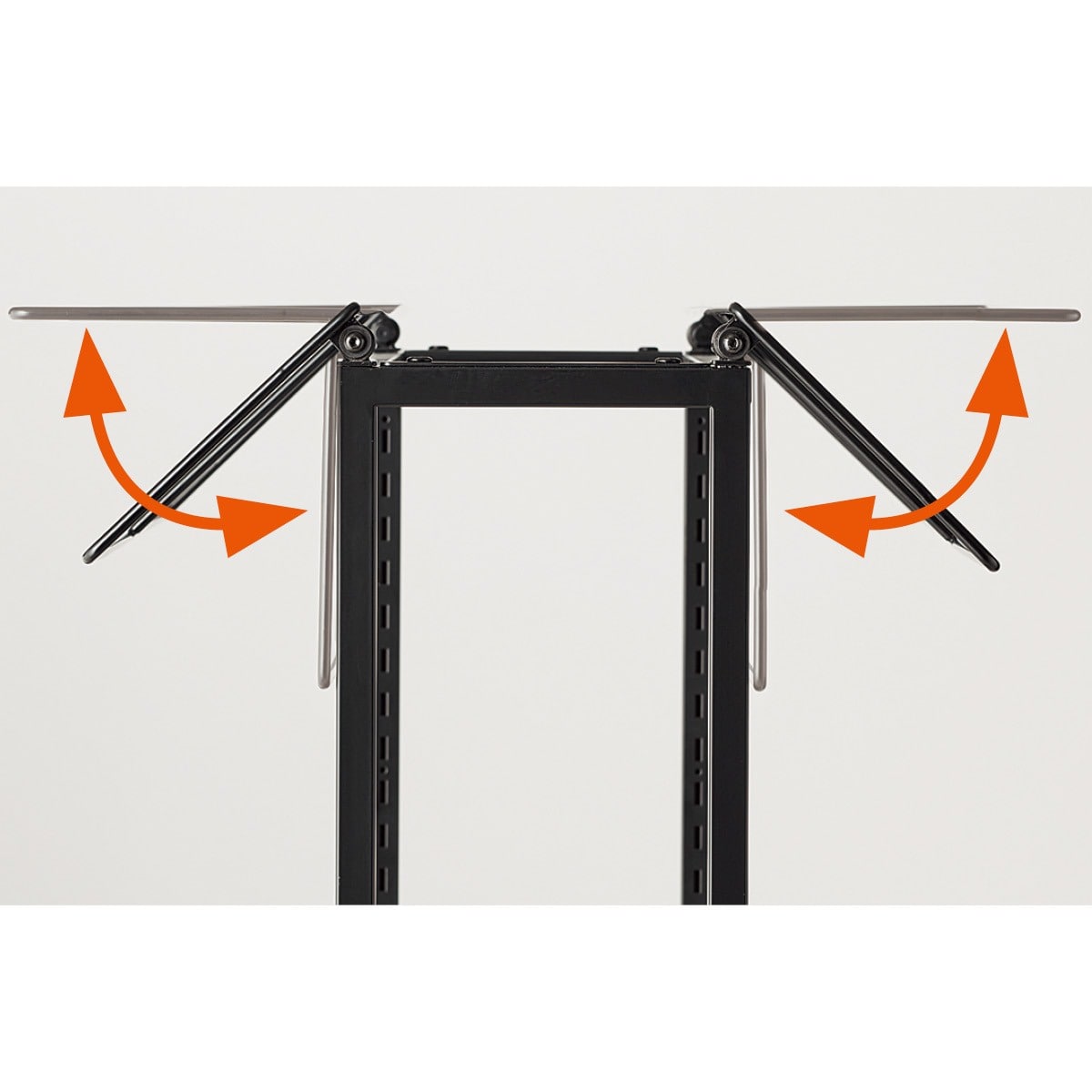 新型ハコマルシェワゴン上部フレーム用テントセット ブラック〔ストエキオリジナル〕 幅90cm用