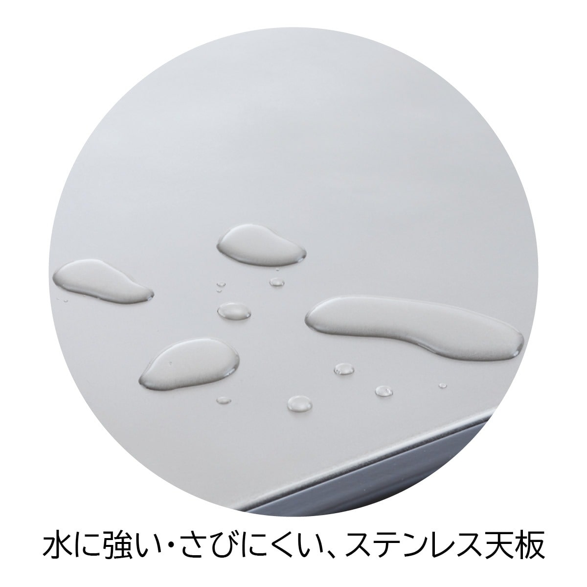 新型ハコマルシェワゴン 通常キャスター本体 W90×D60cm ホワイト〔ストエキオリジナル〕 ラスティック柄天板