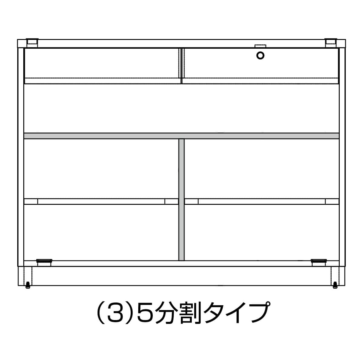 レジカウンター 平台タイプ W120cm ホワイト〔ストエキオリジナル〕 オープンタイプ