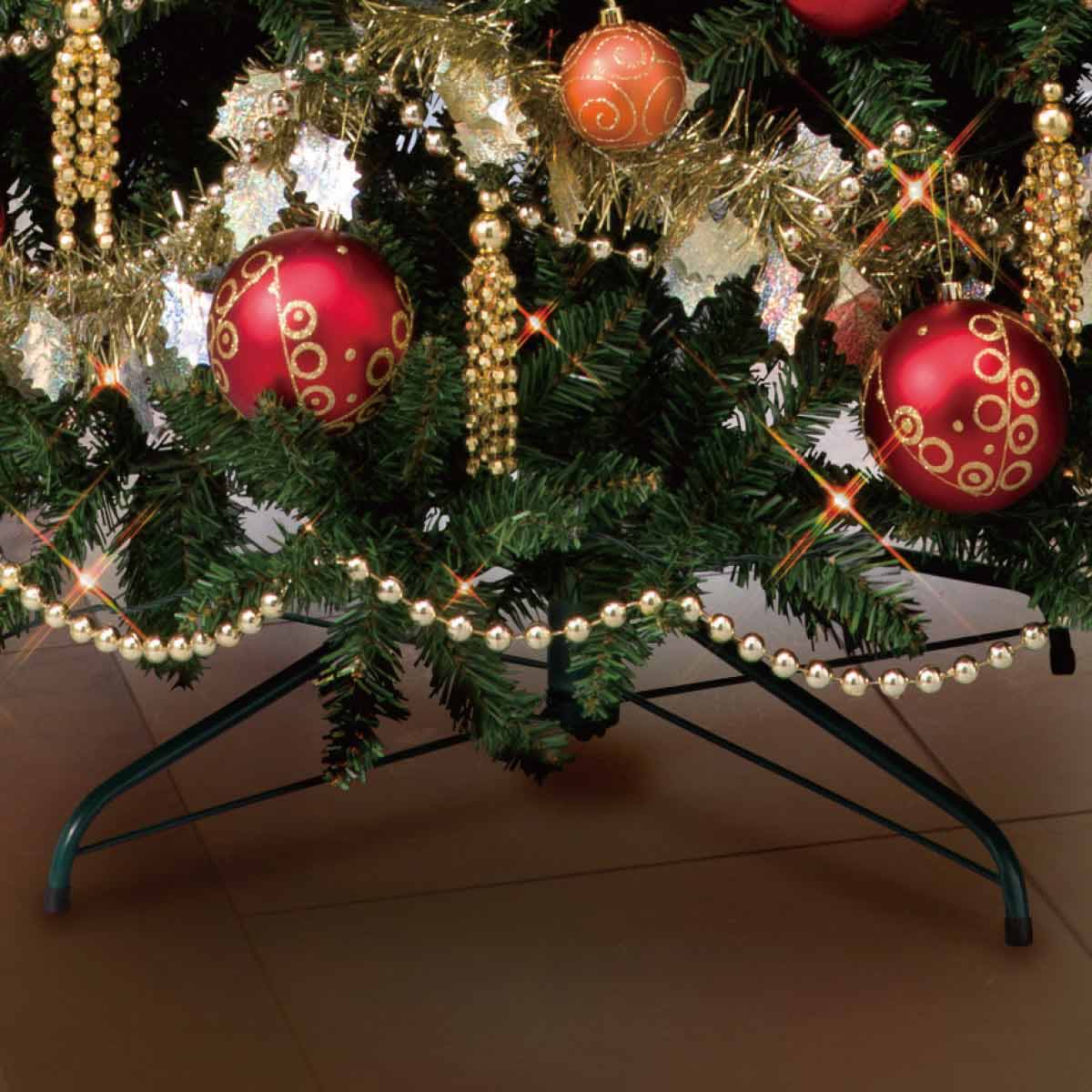 コンチネンタルクリスマスツリーセット レッド［ストエキオリジナル］ 高さ150×幅99cm