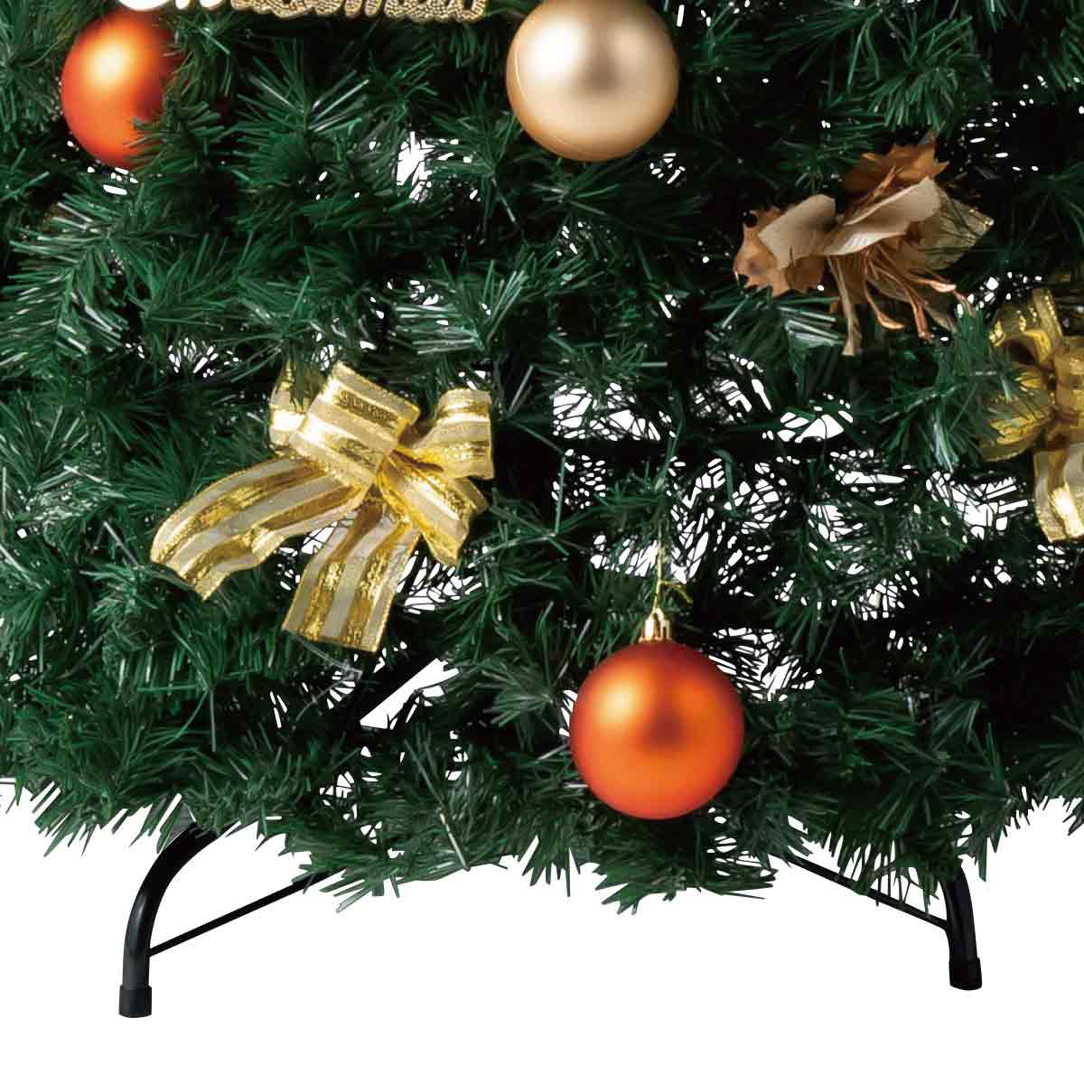 ポップアップクリスマスツリー ゴールド  高さ145×幅70cm