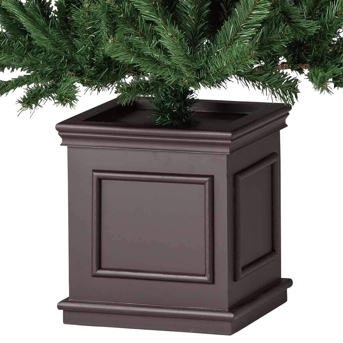 スクエアベースヌードクリスマスツリー スリム 高さ150cm