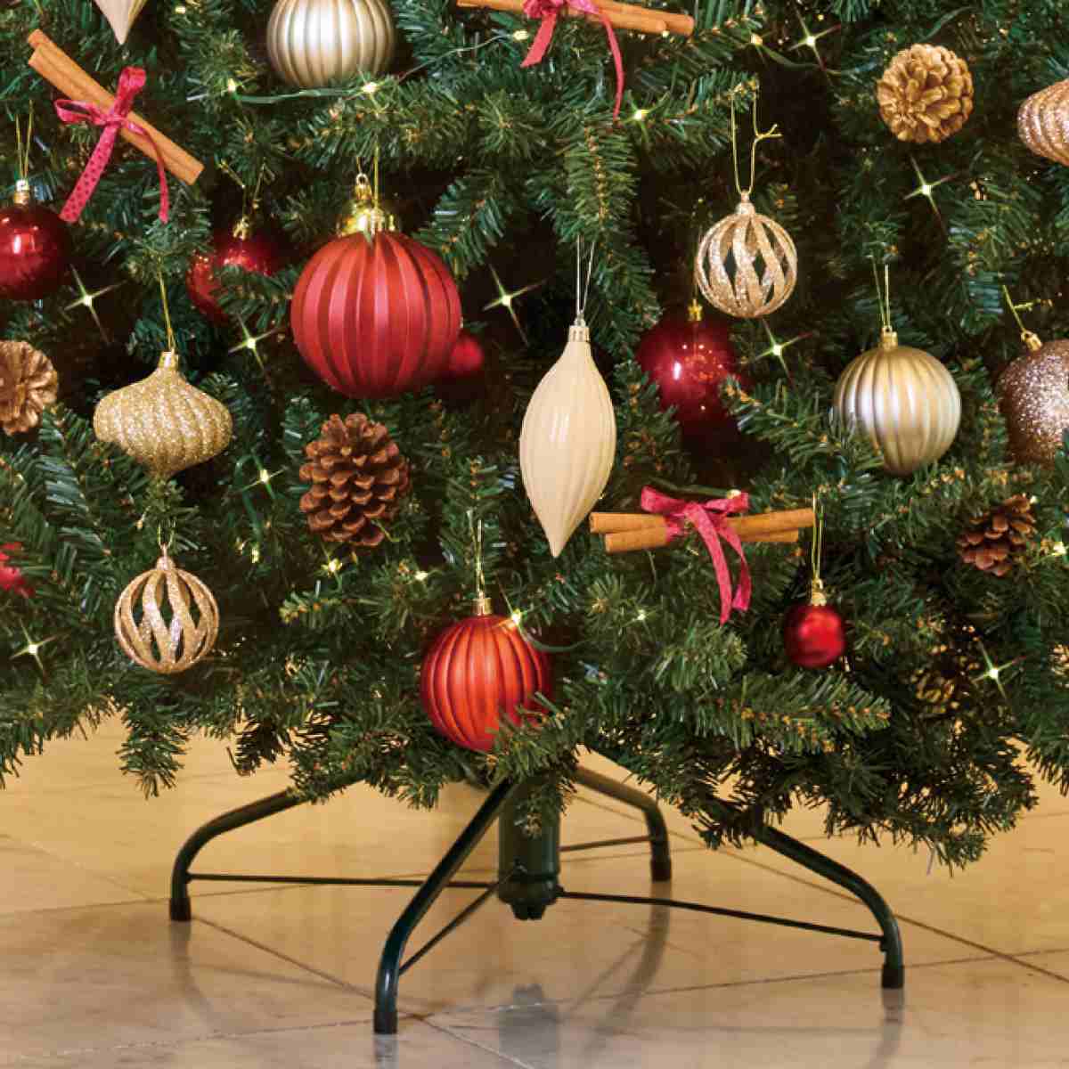 コンチネンタルクリスマスツリーセット クラシック［ストエキオリジナル］ 高さ150×幅99cm