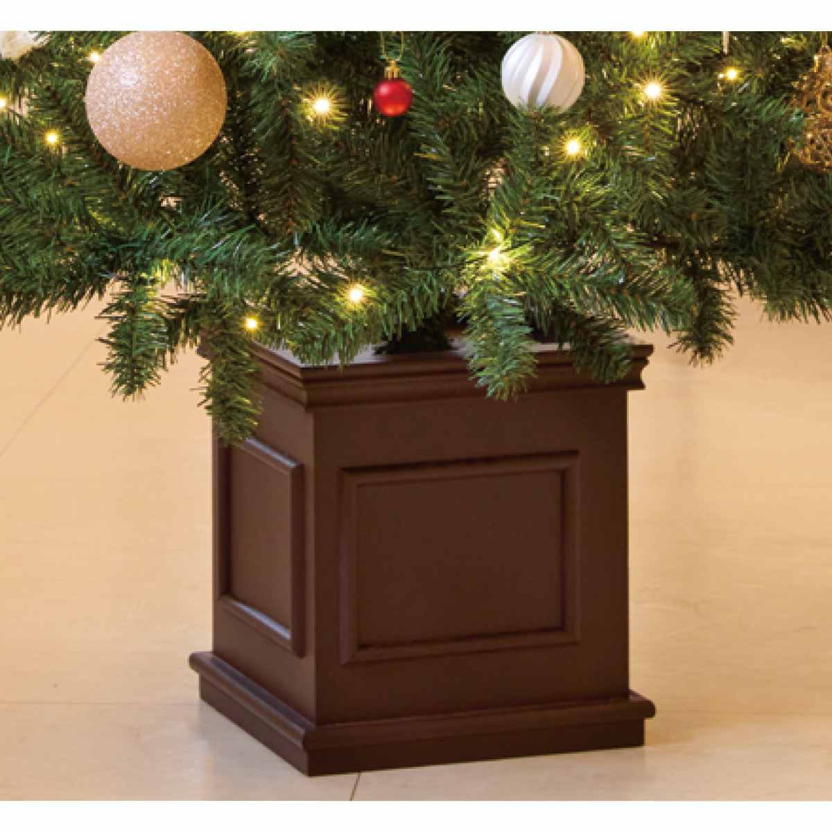 木製ポット付き クリスマスツリーセット ヴィンテージチャーム［ストエキオリジナル］ 高さ180×幅100cm
