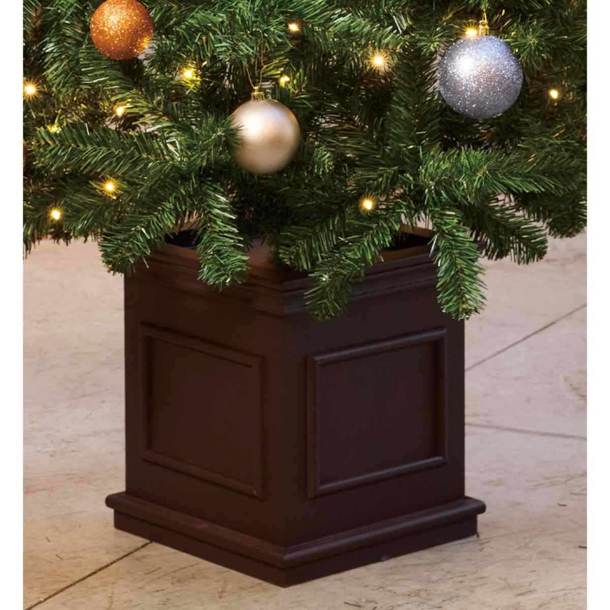 木製ポット付き クリスマスツリーセット ノルディックグロー［ストエキオリジナル］ 高さ150×幅84cm