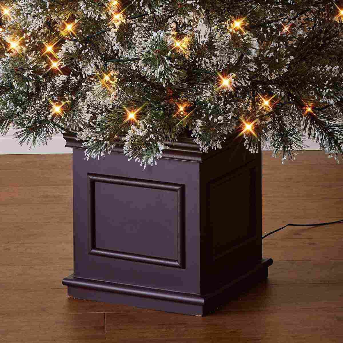 ヌードブラシ クリスマスツリー LEDライト付き  高さ150×幅71cm