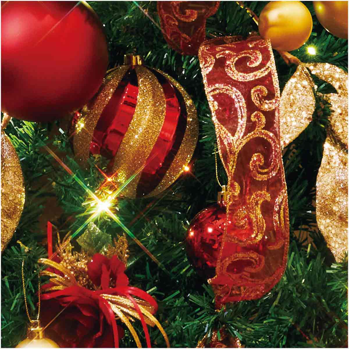 クリスマスツリーセット クリスマスレッド 高さ150cm 1セット