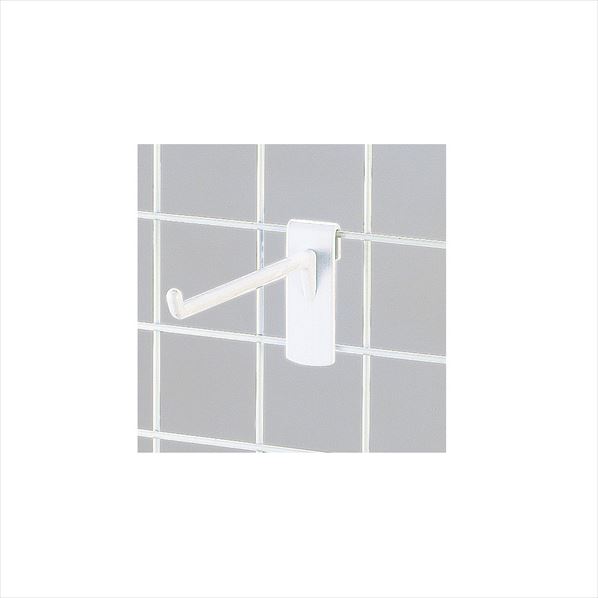 公式 通販ストア エキスプレス 樹脂製ネットフック 白 L5cm 店舗什器