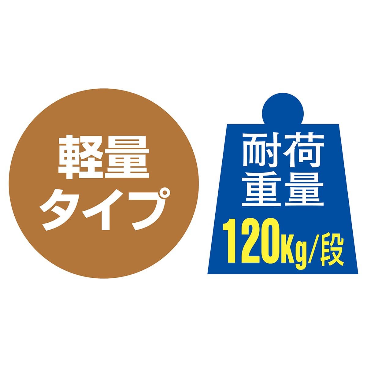 双福鋼器 軽量ラック 120kg/段 4段 高さ150cm スチール製 幅150.1×奥行30.1cm