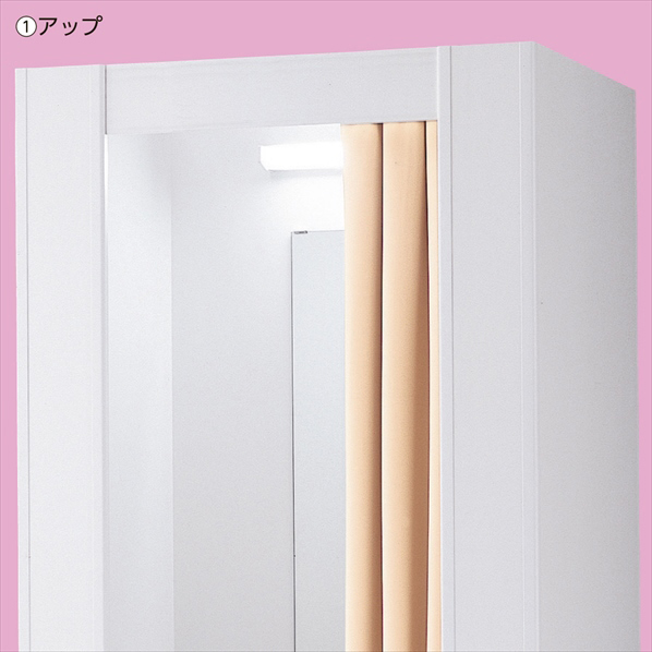 木製フィッティングルーム 幅117cm 〔ストエキオリジナル〕試着