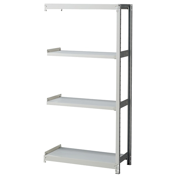 【連結】双福鋼器 中軽量ボルトレスラック 200kg/段 4段 高さ180cm  幅180×奥行60cm