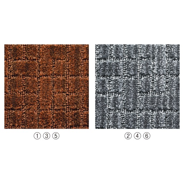 テラモト 雨天用マット ネオレインマット 屋内用 中 グレー 900×1500mm