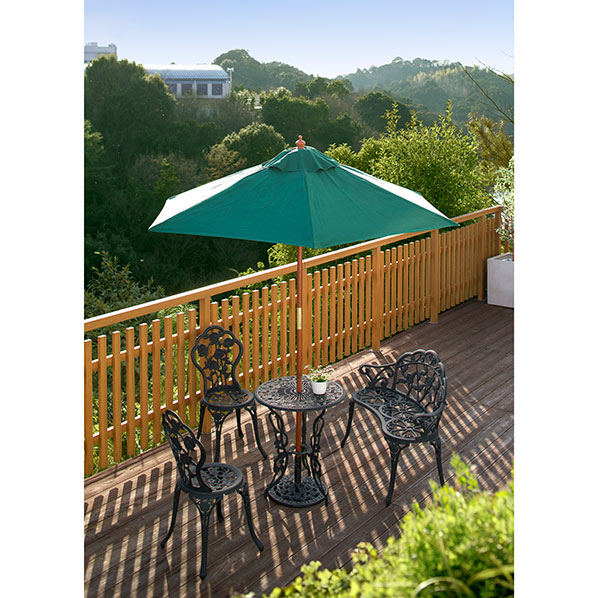 (代替品)ウッドパラソル直径210cm ウッドパラソル ベージュ直径210cm