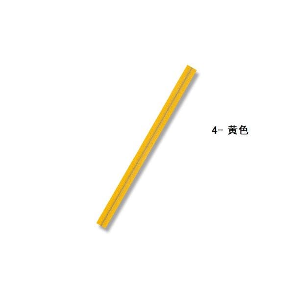 【1000本】信越ポリマー カラータイ 4mm幅×8cm ゴールド 
