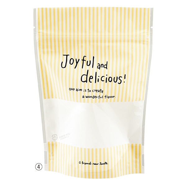 ジップ付きスタンドバッグ ピンク 大