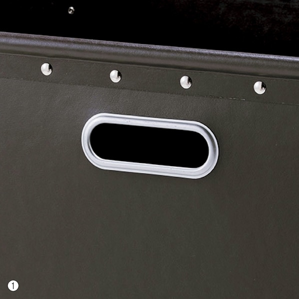 キャスター付きファイバーボックス 幅120cm ホワイト