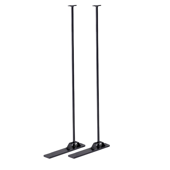 アクセサリーパネルラック用スタンドベース 片面用 左右 ホワイト