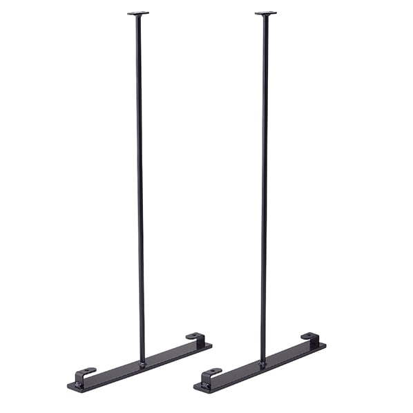 アクセサリーパネルラック用スタンドベース 面傾斜用 左右 ホワイト