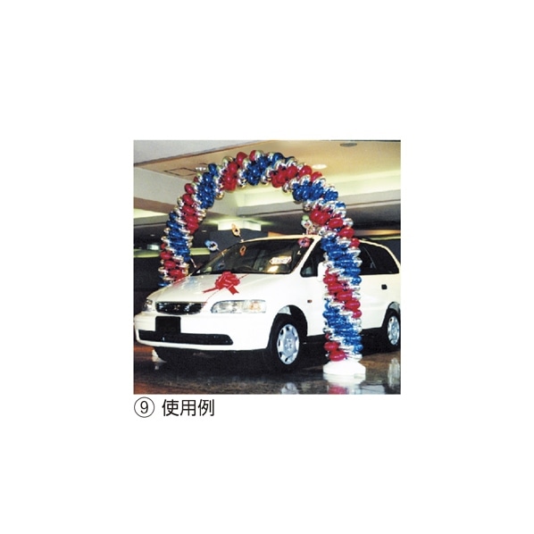 バルーンアーチセット ゴールド×シルバー