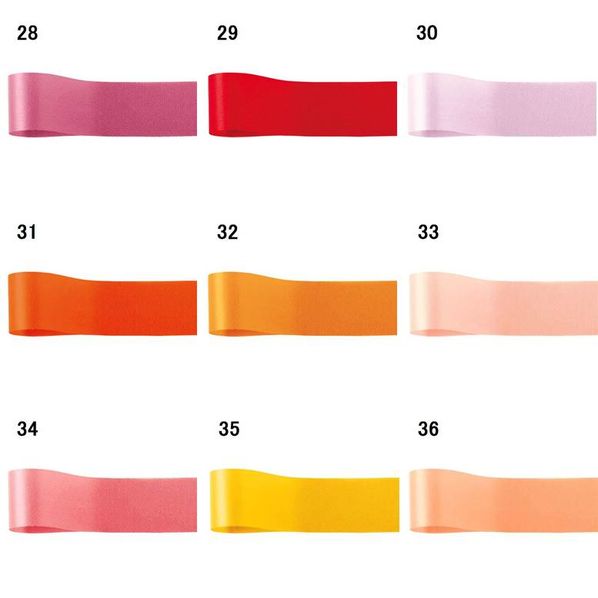 青山リボン サテンリボン ニューフローラルサテン 片面 6mm幅×92m  00321-043