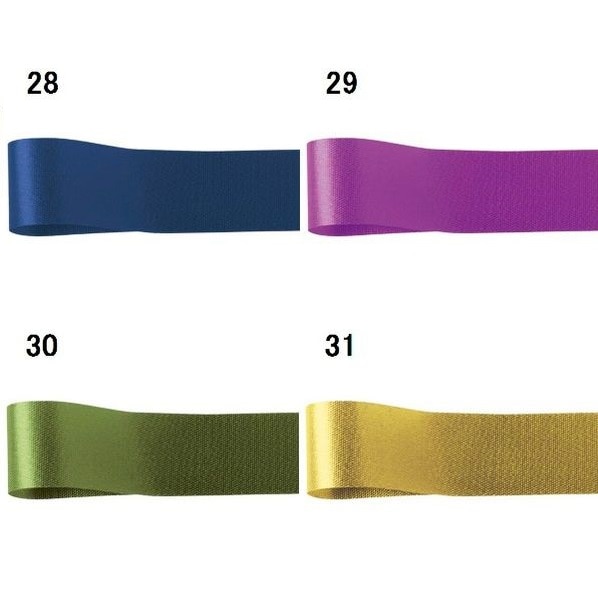 青山リボン サテンリボン カスタムサテン 片面 22mm幅×92m  01301-001