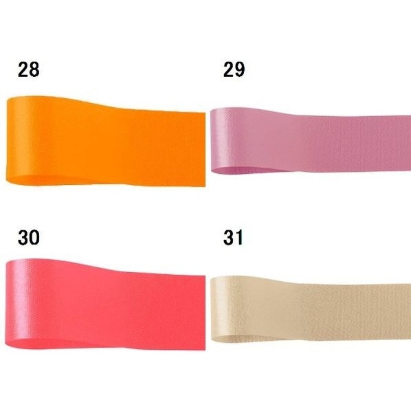 青山リボン サテンリボン カスタムサテン 片面 22mm幅×92m  01301-046