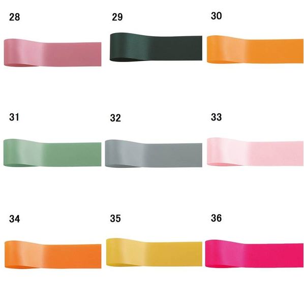 青山リボン フェミールサテン 片面 24mm幅×92m  06807-001