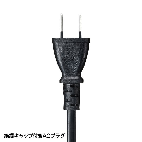 クランプ式USB充電器(TypeC1ポート＋USB3ポート・ブラック) ACA-IP51BK