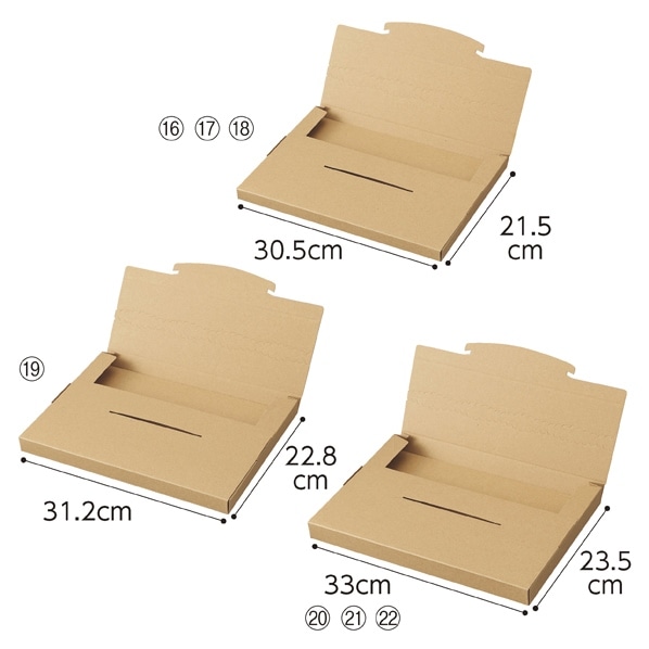 【10枚】ラクポスボックス メール便ケース 26.5×19×3cm