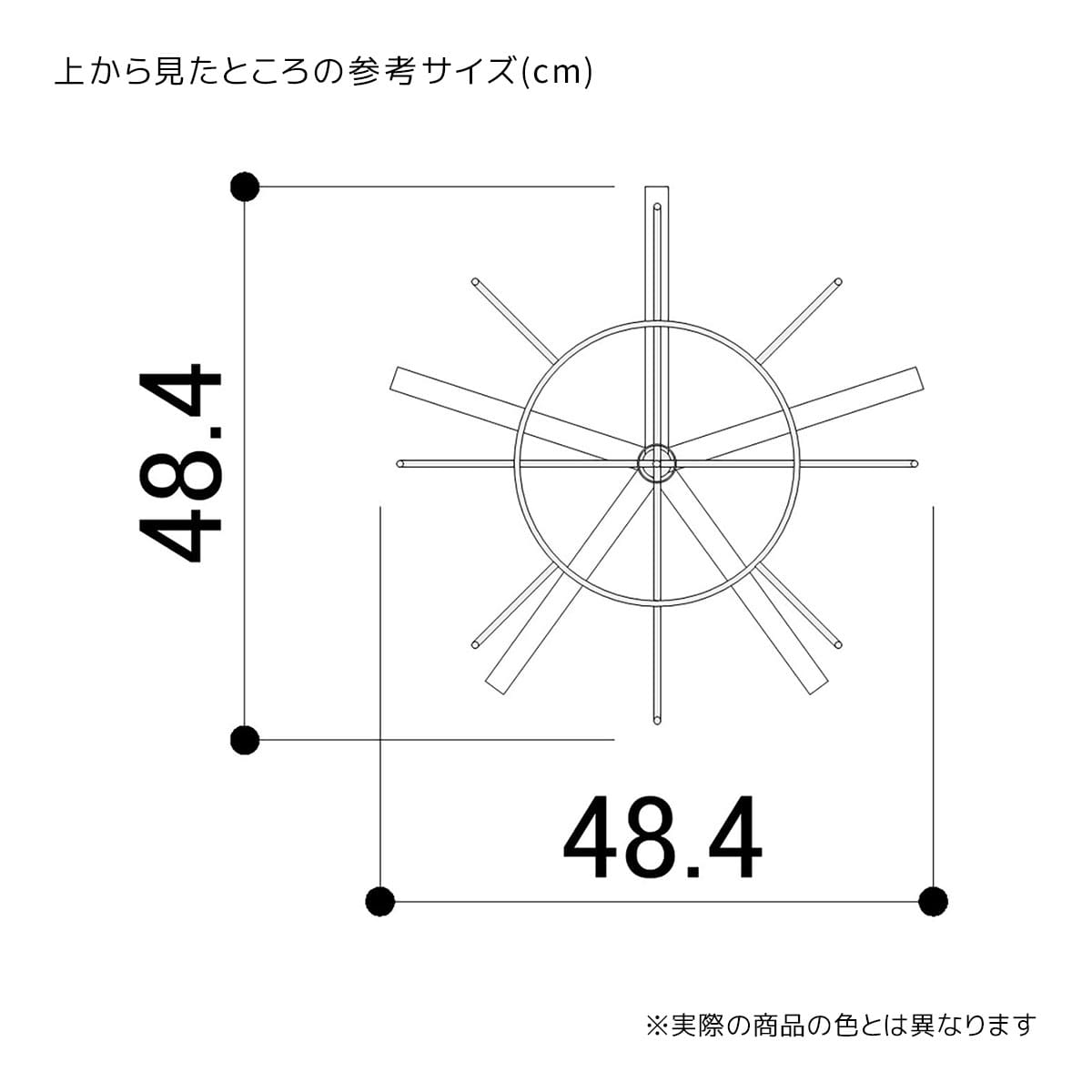 円型フック4段回転小物掛け〔ストエキオリジナル〕 追加フック