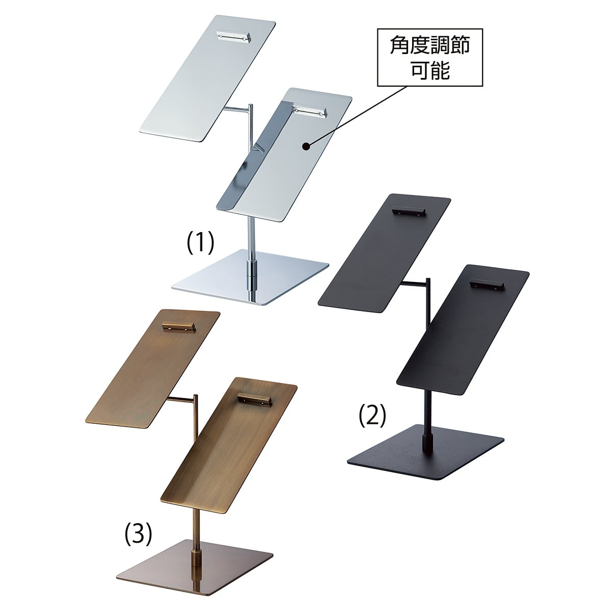 スチール製クツ立てダブル〔ストエキオリジナル〕 クローム
