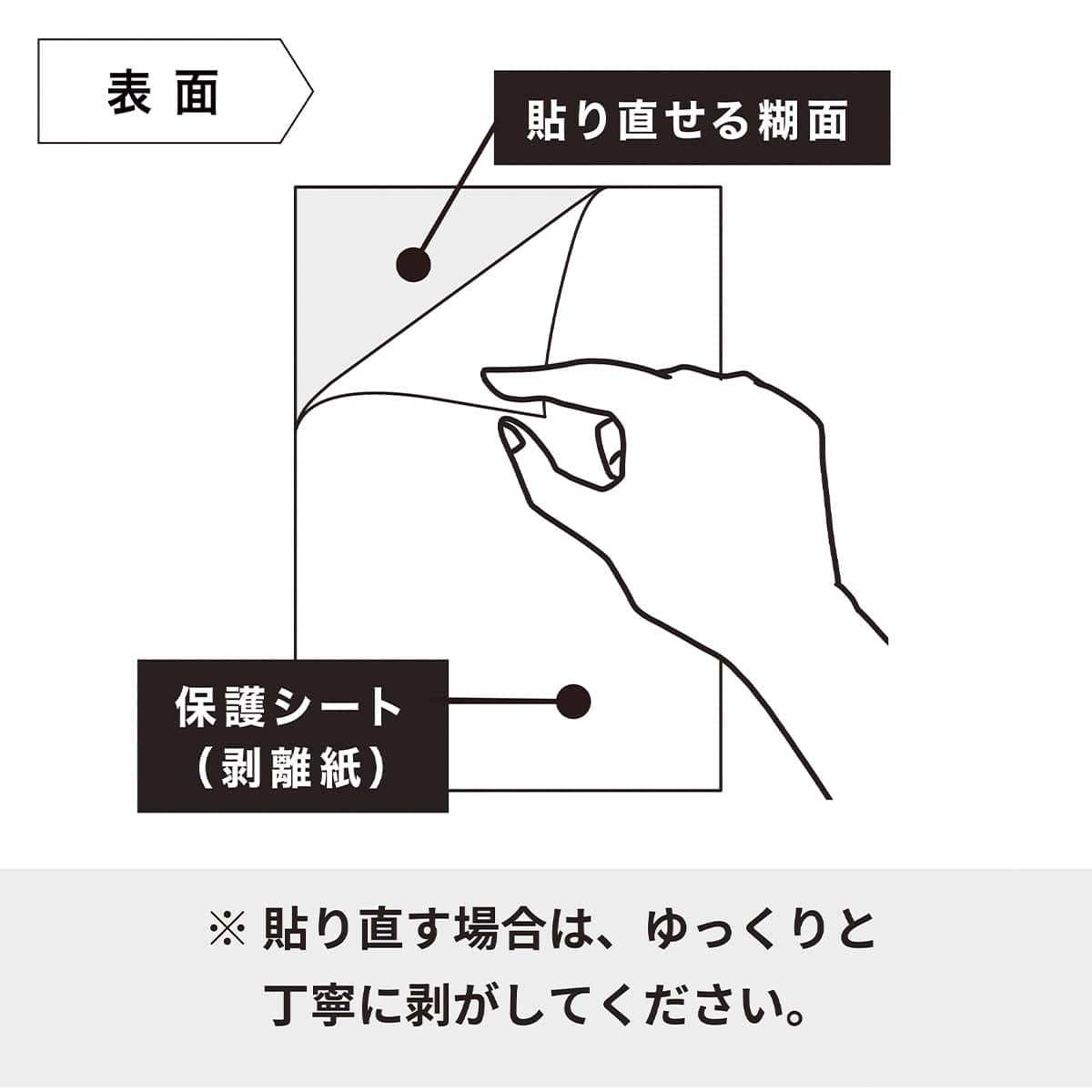 リピッタスタンド(2枚入) ホワイト A4