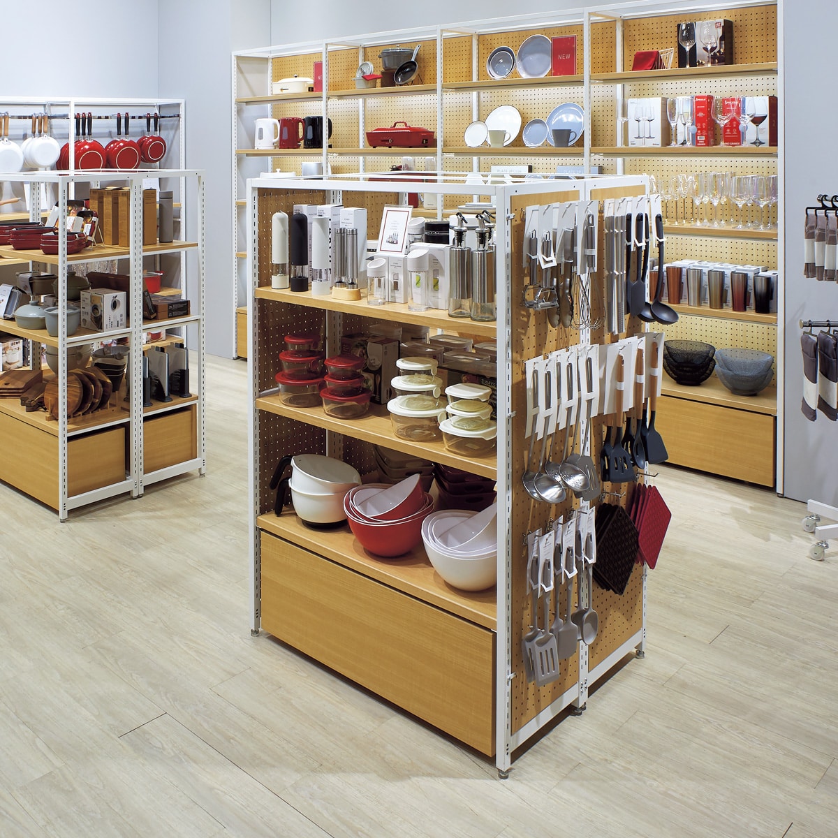 背面パネル 幅120cmタイプ 有孔あり エクリュ ラテラル・ロコ用〔ストエキオリジナル〕 高さ210cm