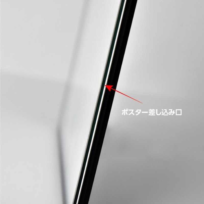 卓上／壁掛けLEDパネル  A4シルバー