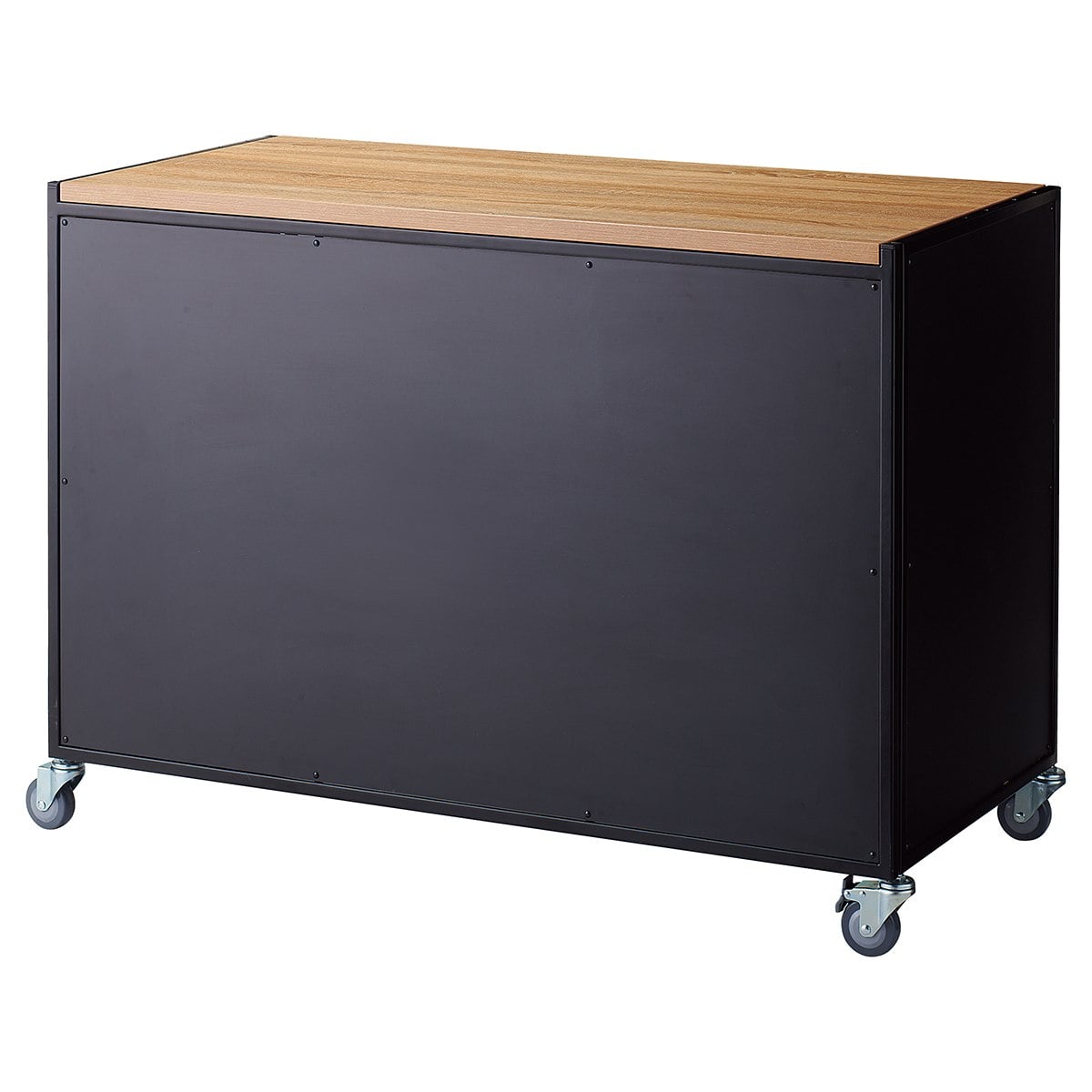 幅90×奥行60cm 幕板パネル ブラック 新型ハコマルシェワゴン〔ストエキオリジナル〕 前板