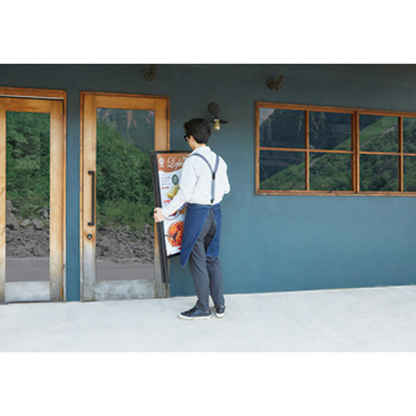 転倒防止ポスタースタンド両面 A1サイズ