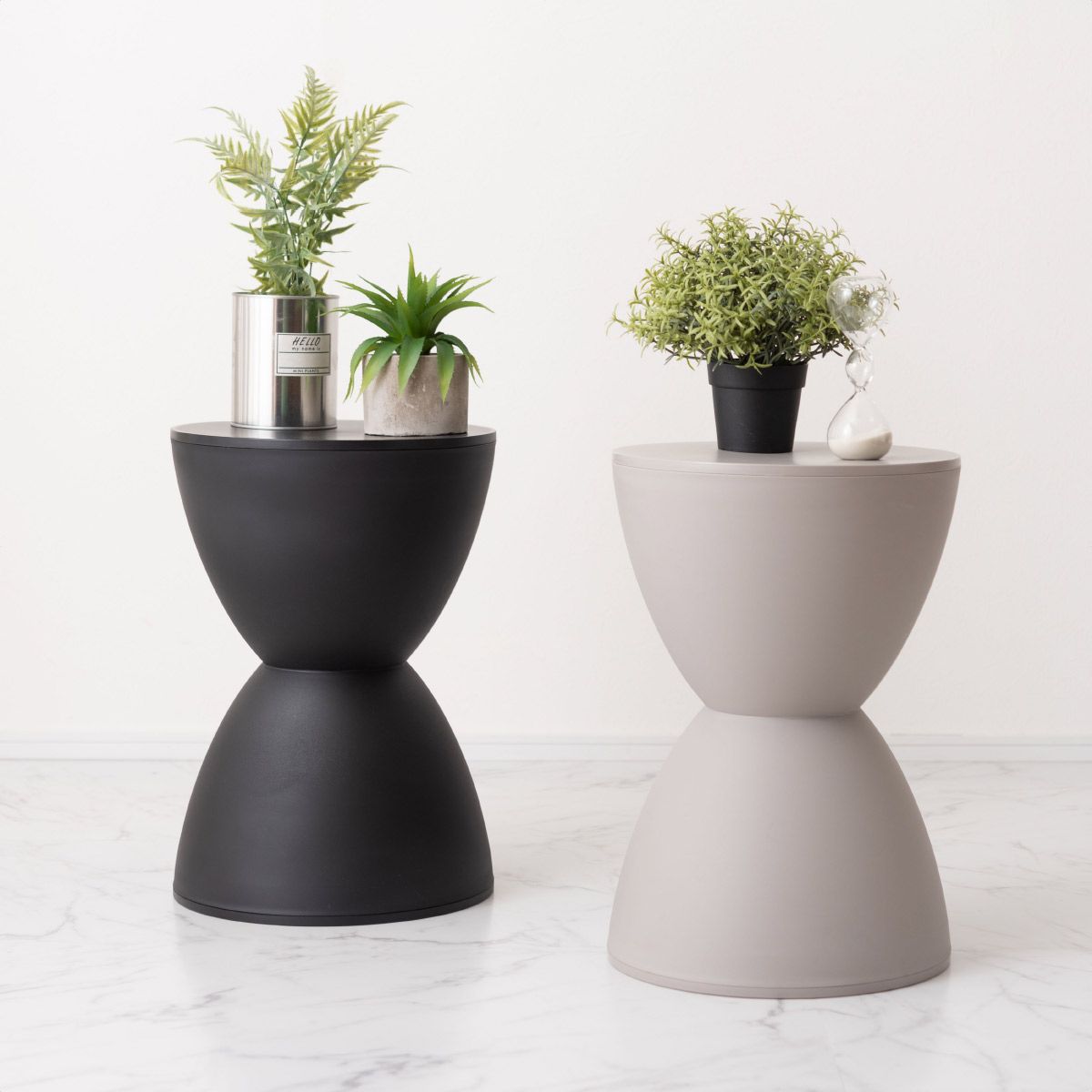 4台 スツール ブラック