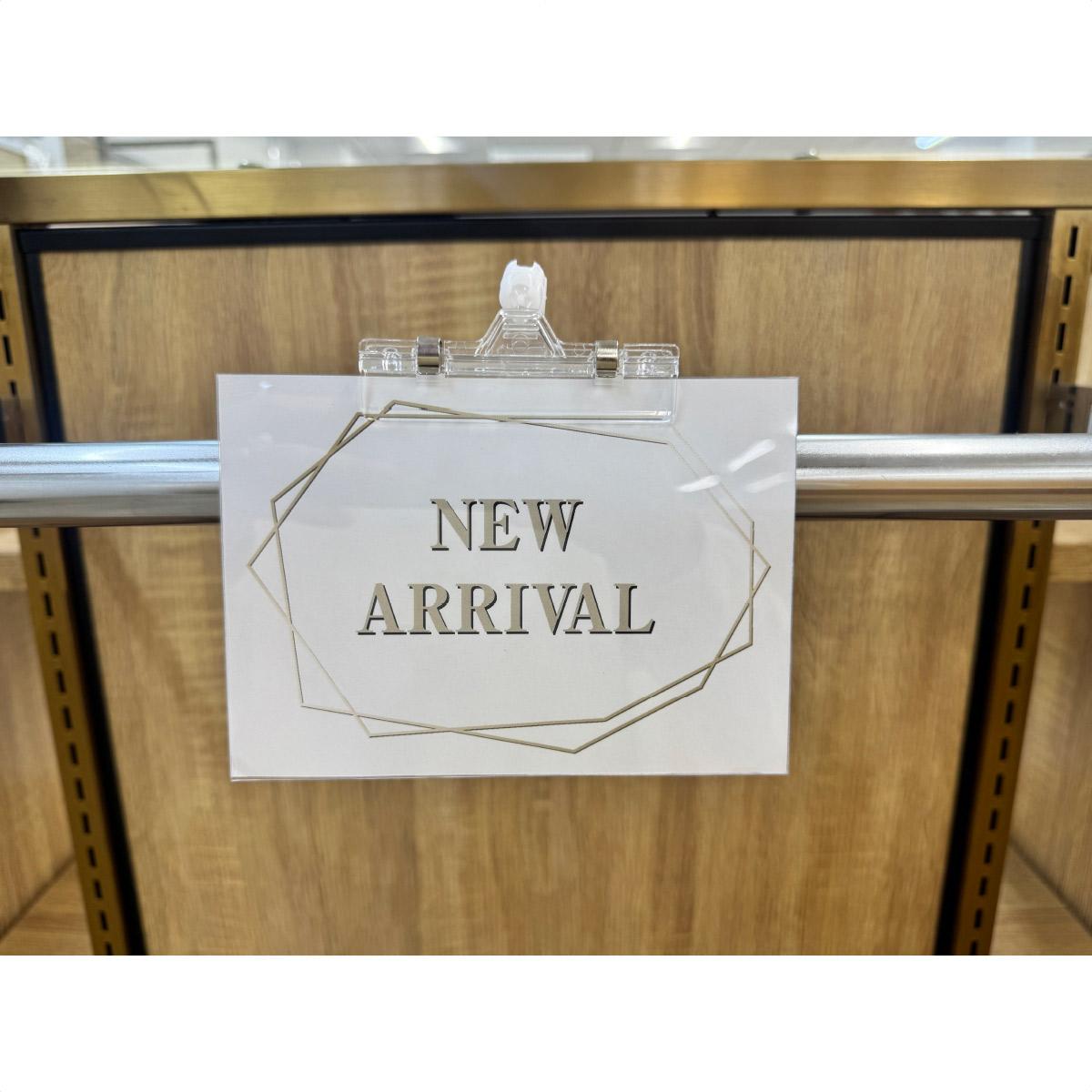 20個 カードクリップ 高さ12.5cm ジョイント2個 高さ12.5cm ブラック