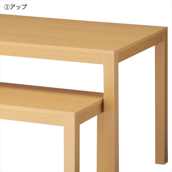 木製ショーテーブル エクリュ〔ストエキオリジナル〕 幅107×奥行45×高さ55cm