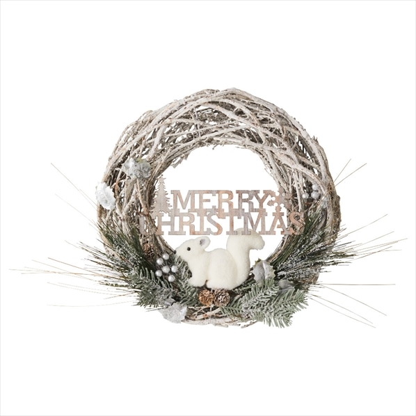 ナチュラルホワイトリース クリスマス ディスプレイ 装飾 通販 ストア エキスプレス